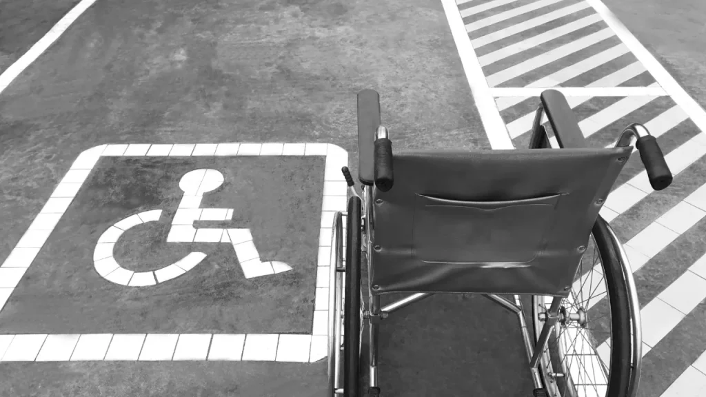 תמונה המתארת תג חניה לנכה